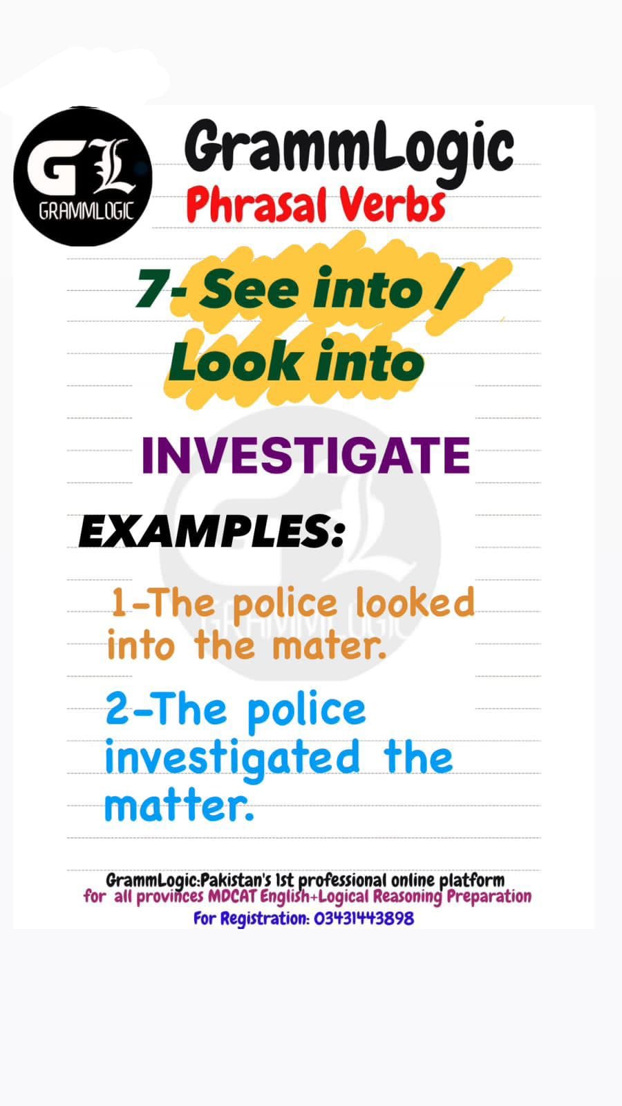 Look into/See Into